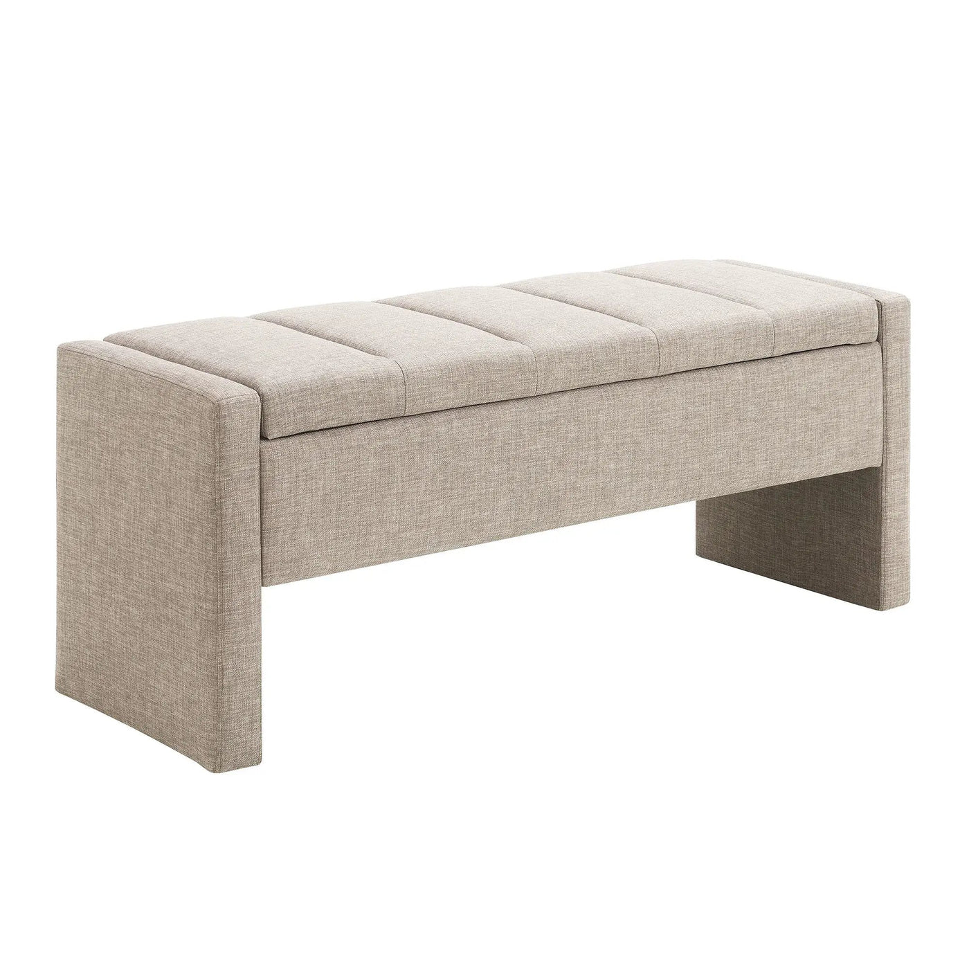 Modern Upholstered Large Bed End Bench With Storage by HouseOfZazla