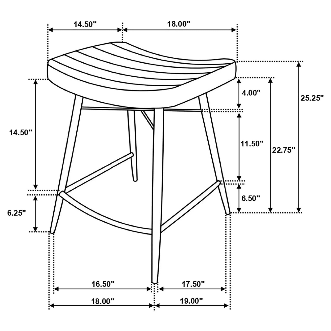Ridgeway - Counter Stool (Set of 2) by HouseOfZazla