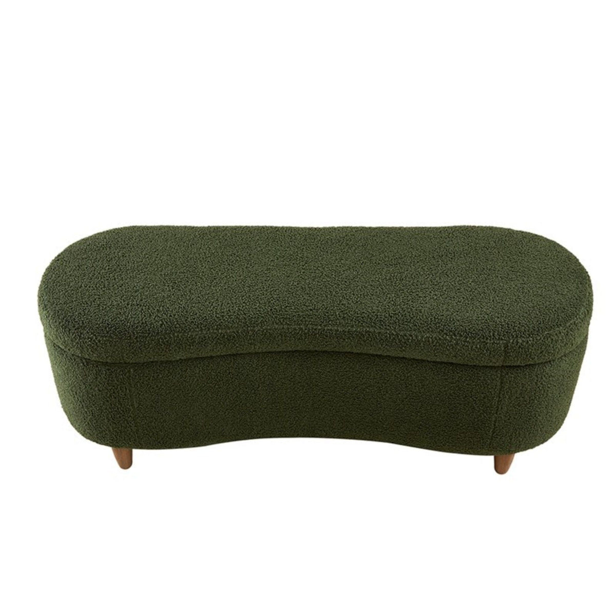 Flip Top Storage Bench with Soft Close Hinges - Light Brown, Beige, or Dark Green, photo 33 of 36