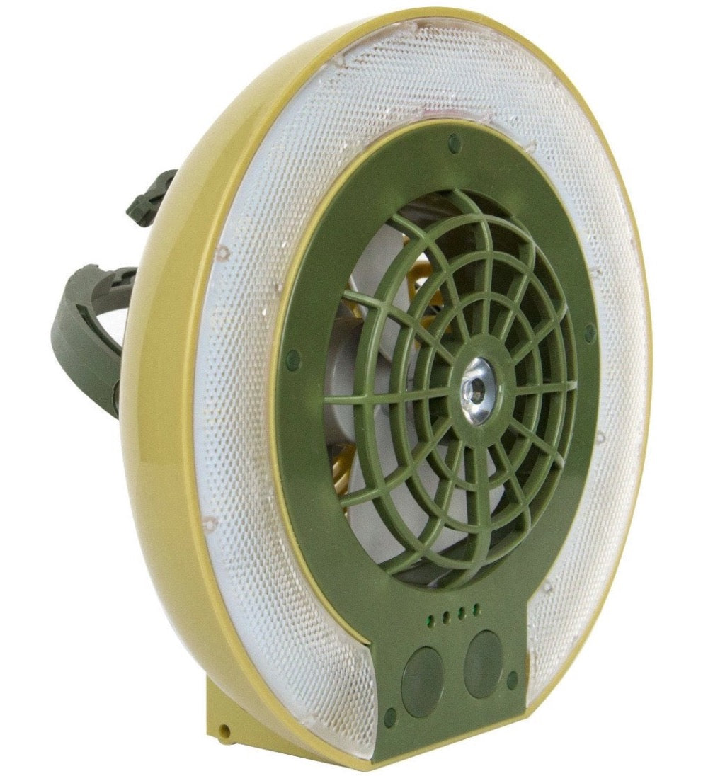 TRU De-LIGHT LiteBreeze LED Multi-Use Multipurpose Disc Fan / Light For Work / Play - Indoor / Outdoor Use, photo 2 of 8