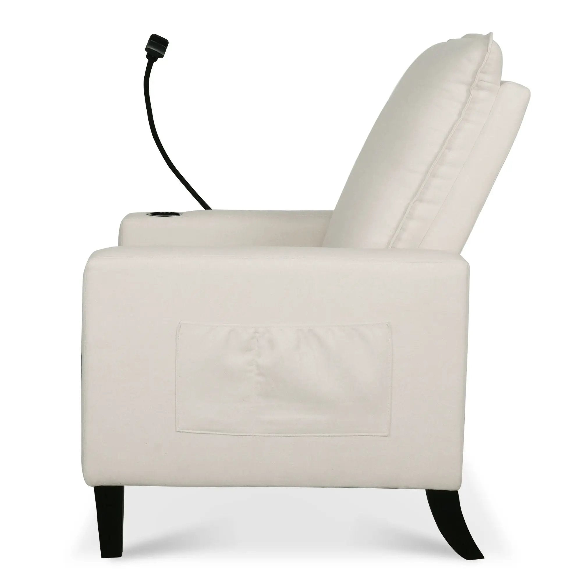 Recliner Chairs For Adults, Adjustable Recliner Sofa With Mobile Phone Holder & Cup Holder, Modern Reclining Chairs Fabric Push Back Recliner Chairs For Living Room, Bedroom by HouseOfZazla