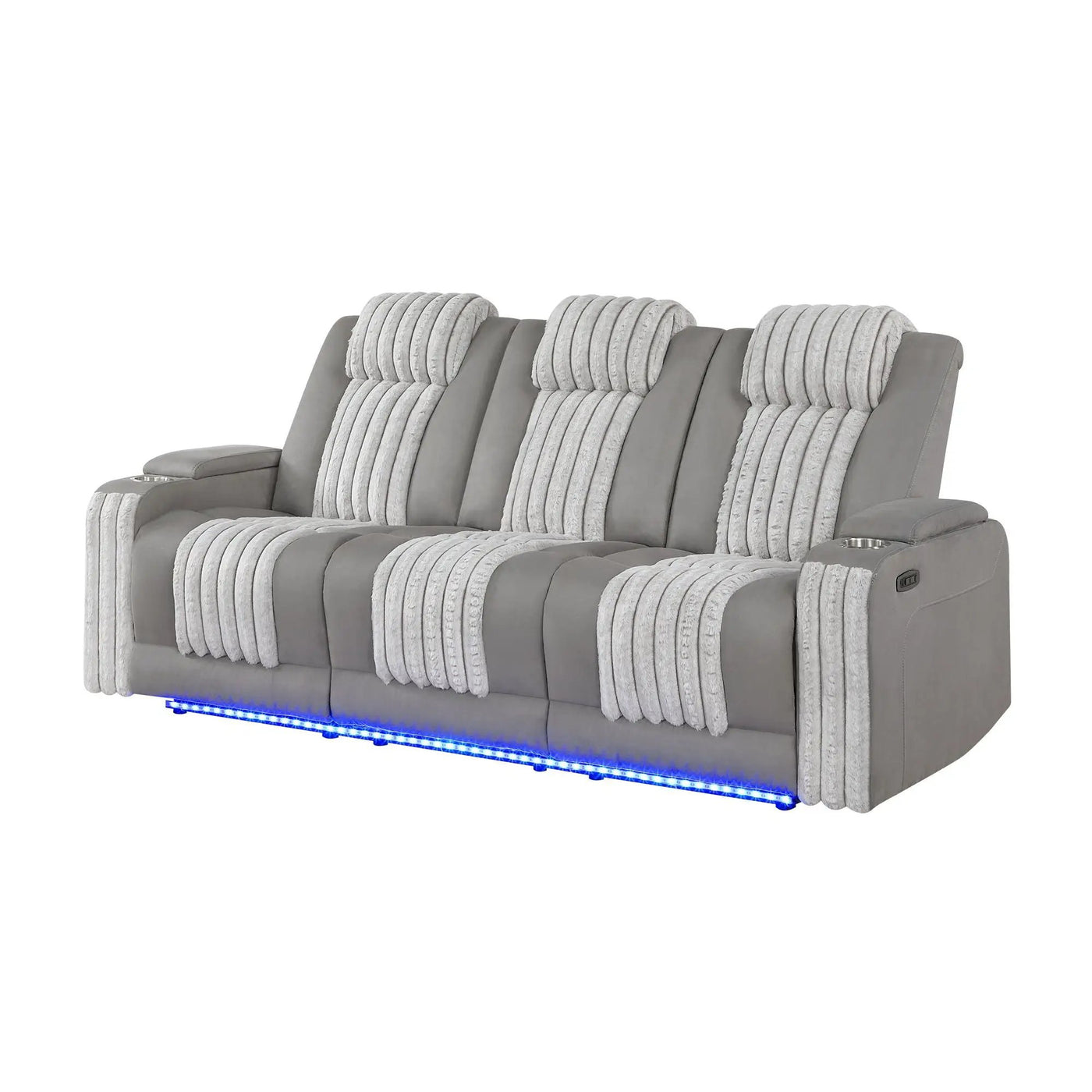 Duran - Power Reclining Sofa With Power Headrest by HouseOfZazla