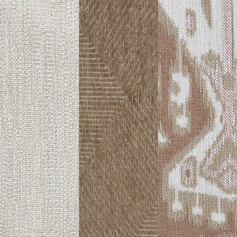 Mahaffey - 2 Piece Track Arm Living Room Set - Beige by HouseOfZazla