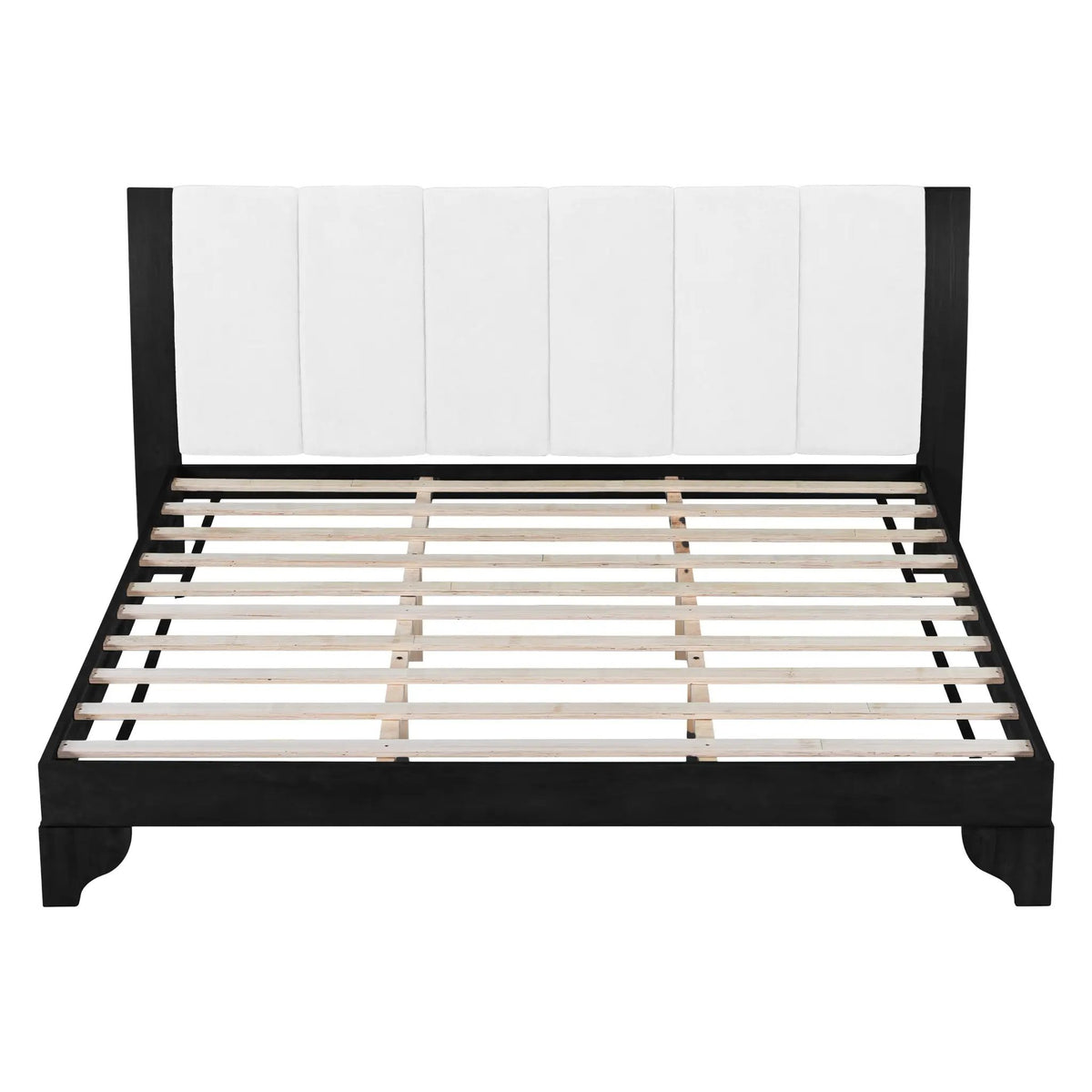 King Size Bed Frame Black and White by HouseOfZazla