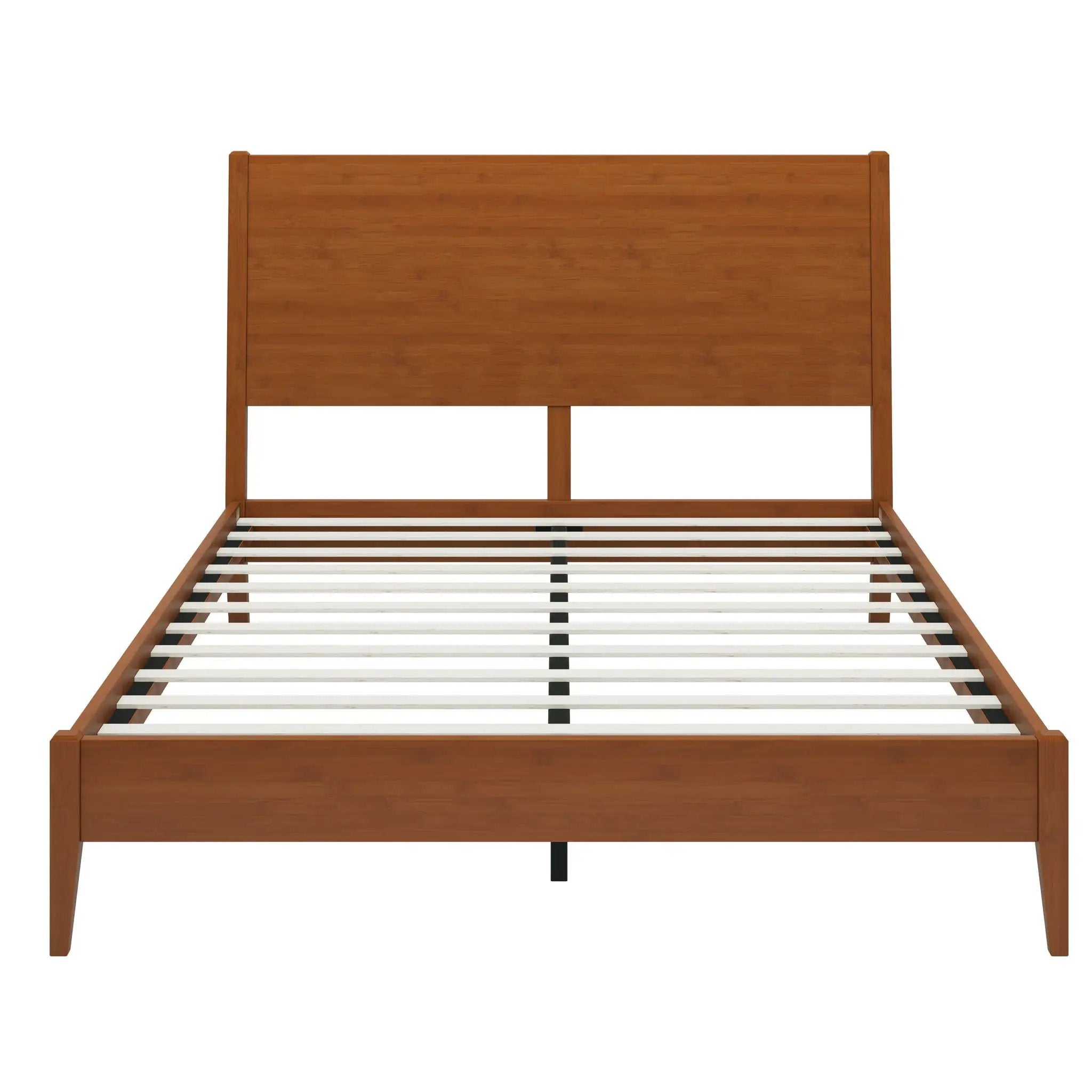 Modern Sled Platform Bed Frame With Slats by HouseOfZazla