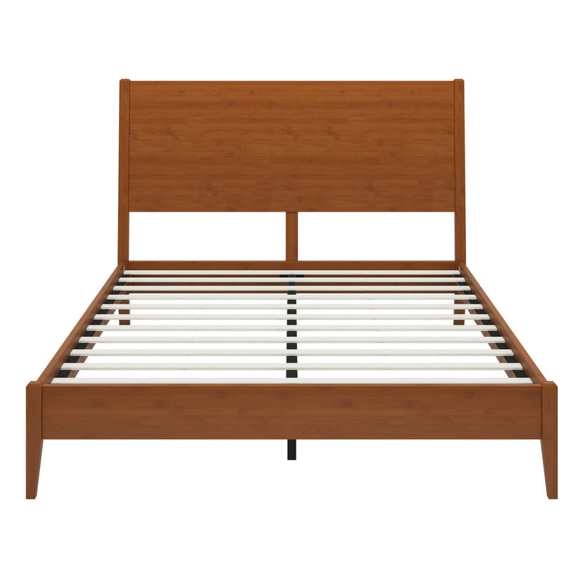 Modern Sled Platform Bed Frame With Slats by HouseOfZazla
