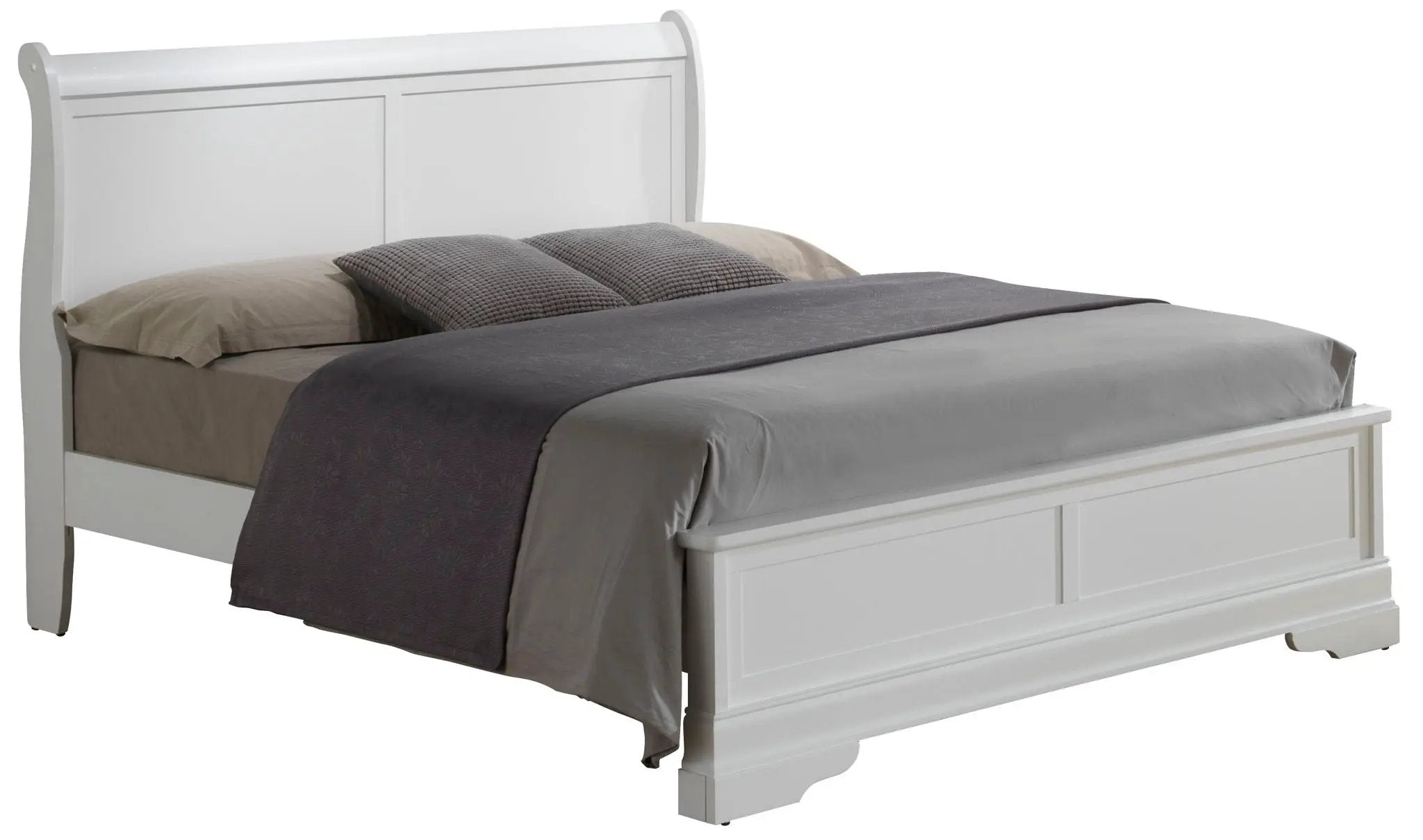 Sleigh Bed With Low Footboard by Unique Piece Furniture