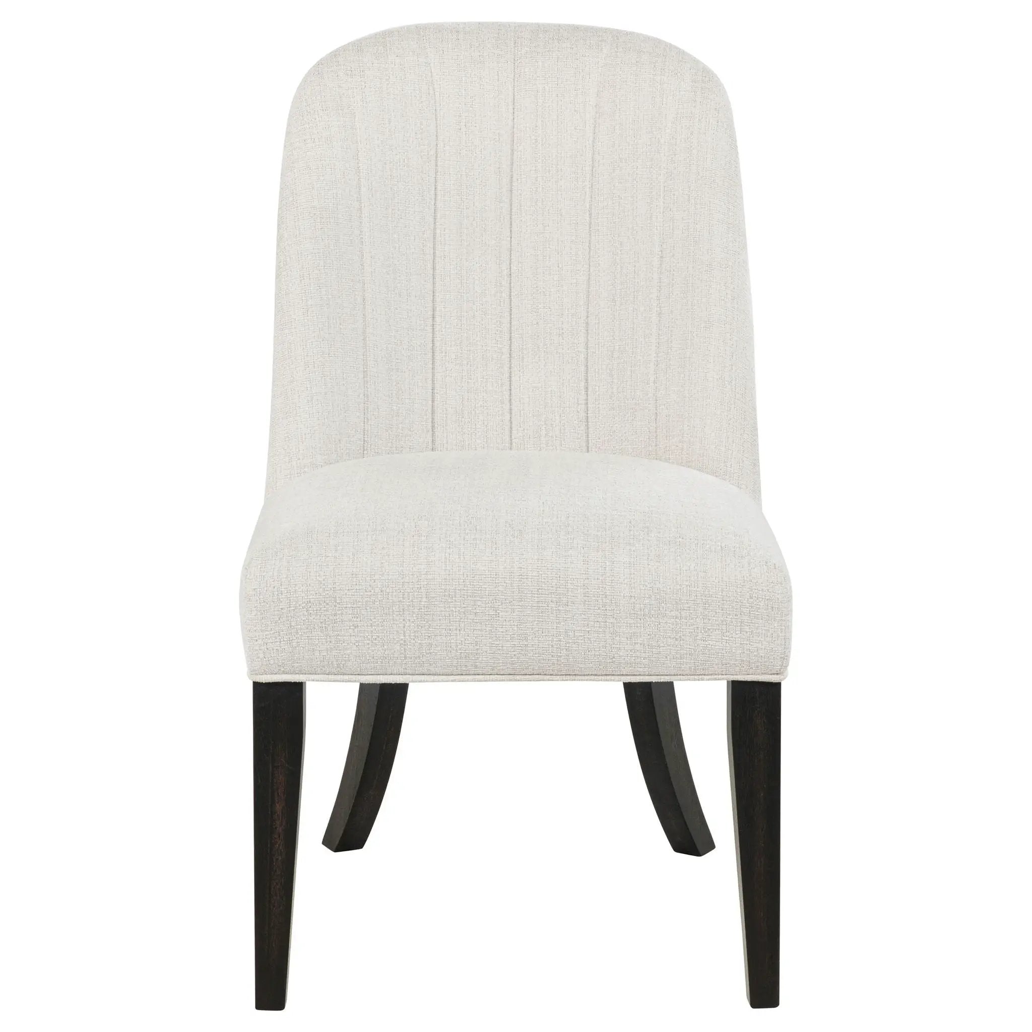 Leandro Upholstered Dining Side Chair Cream (Set of 2) by Unique Piece Furniture