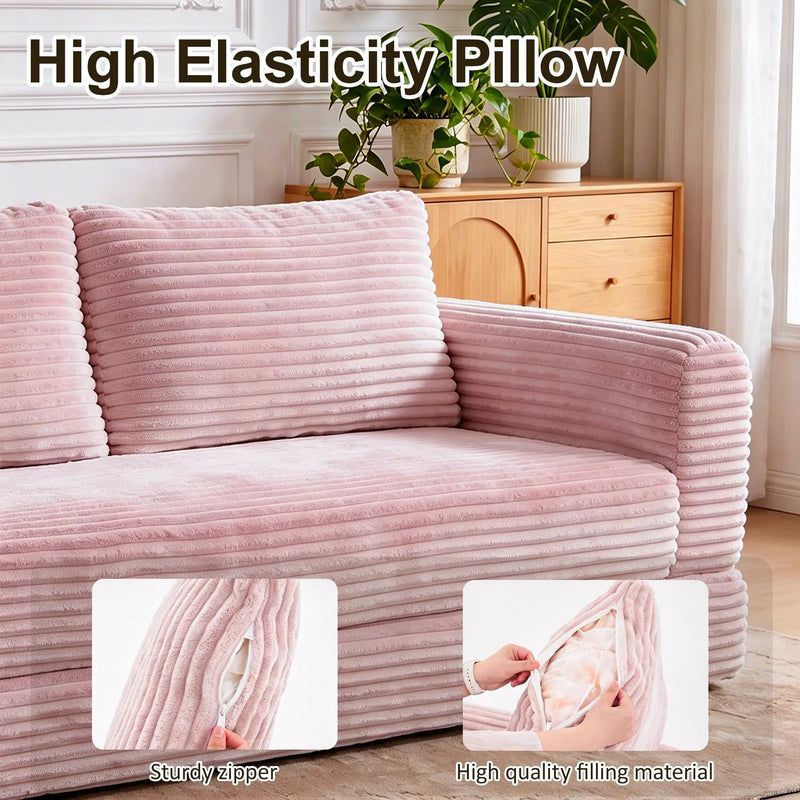55 Inch Convertible Futon Sofa Bed by HouseOfZazla