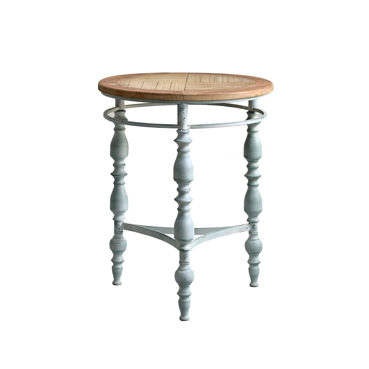 Round Top Carved Table For Living Room by Unique Piece Furniture