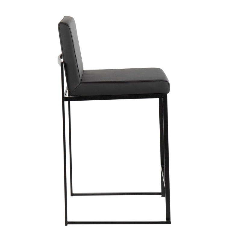 Fuji - Contemporary Modern Elegance, High Back Counter Stool by HouseOfZazla