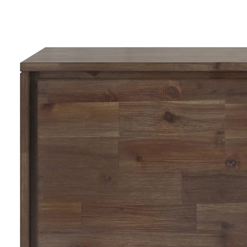 Lowry - TV Media Stand - Rustic Natural Aged Brown by HouseOfZazla
