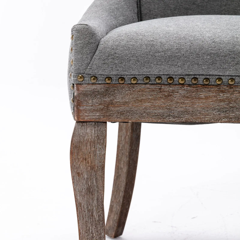 Ultra - Side Dining Chair, Nail Head (Set of 2) by HouseOfZazla