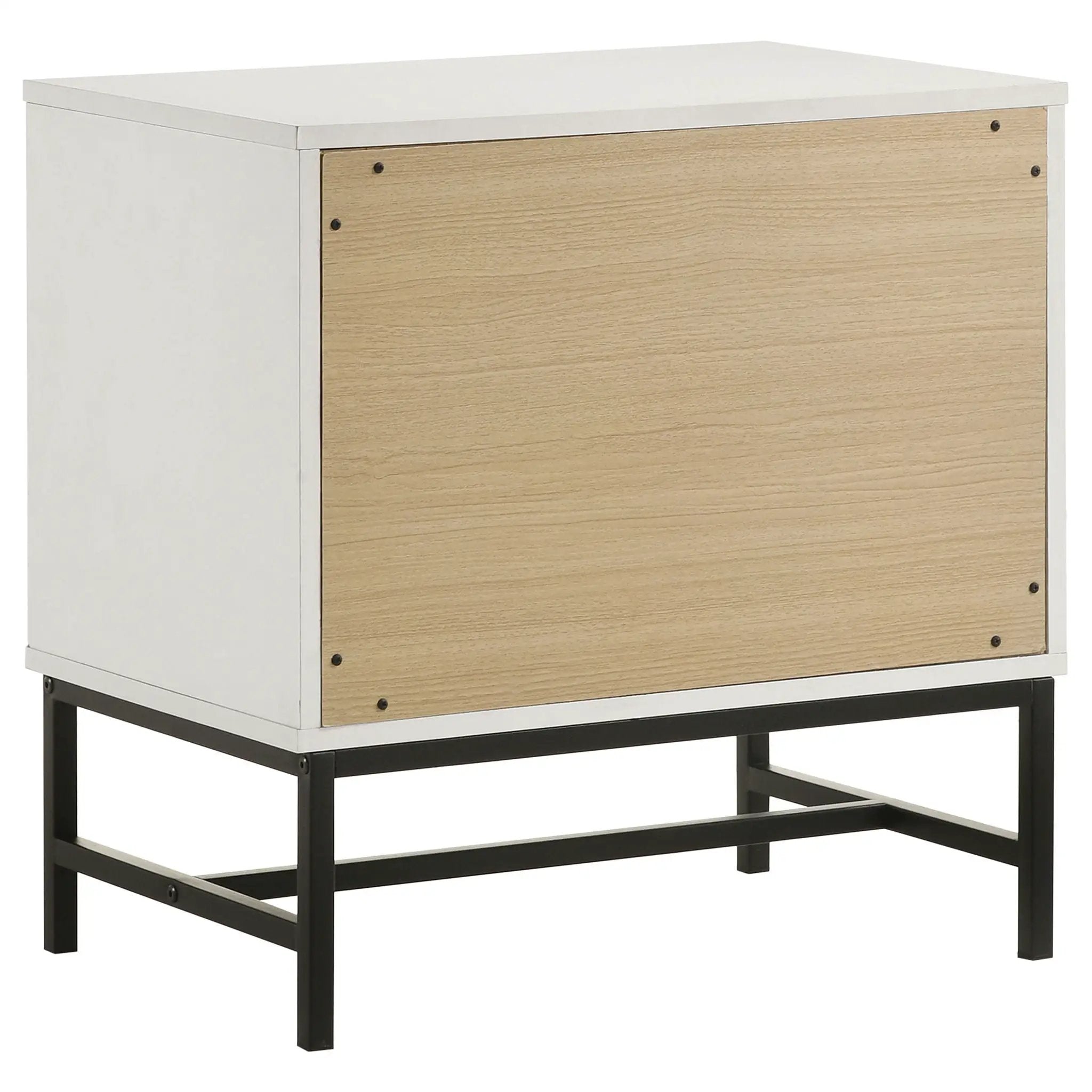 Sonora 2-drawer Nightstand Bedside Table White by Unique Piece Furniture