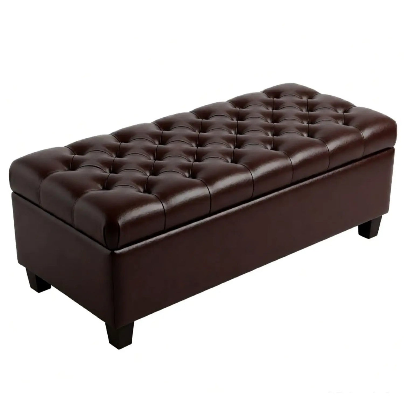 Storage Ottoman Bench With Safety Hinges by HouseOfZazla