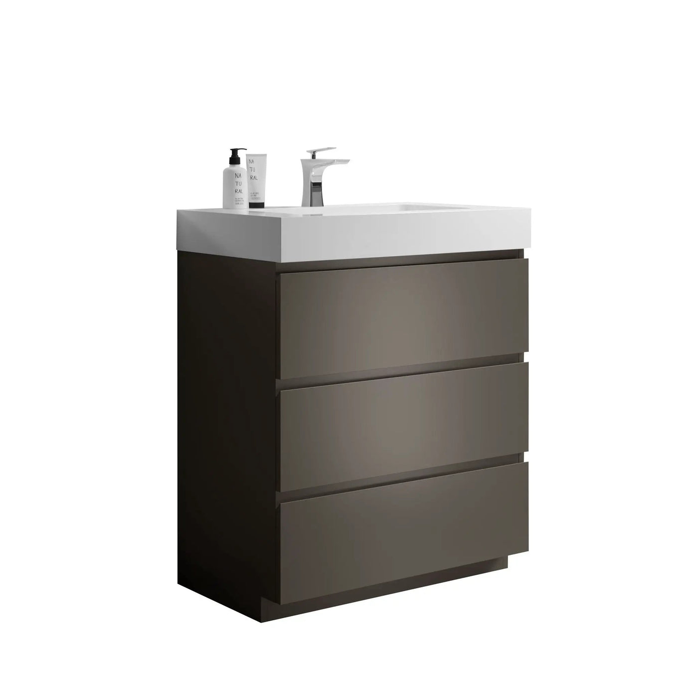 Alice - Bathroom Vanity With Sink, Large Storage Freestanding by Unique Piece Furniture