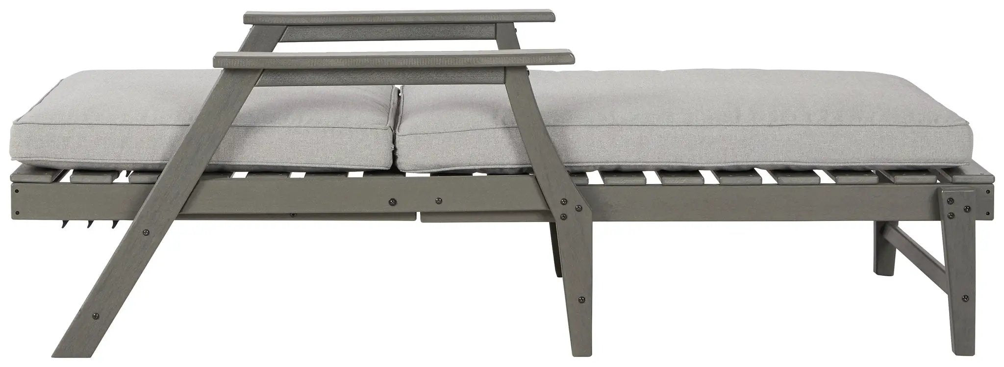 Visola - Chaise Lounge with Cushion - Gray by Unique Piece Furniture