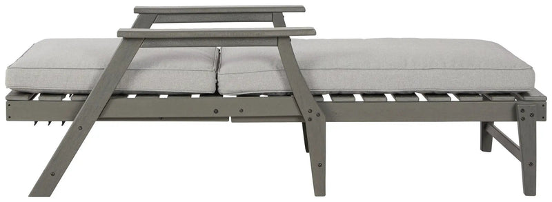 Visola - Chaise Lounge with Cushion - Gray by Unique Piece Furniture