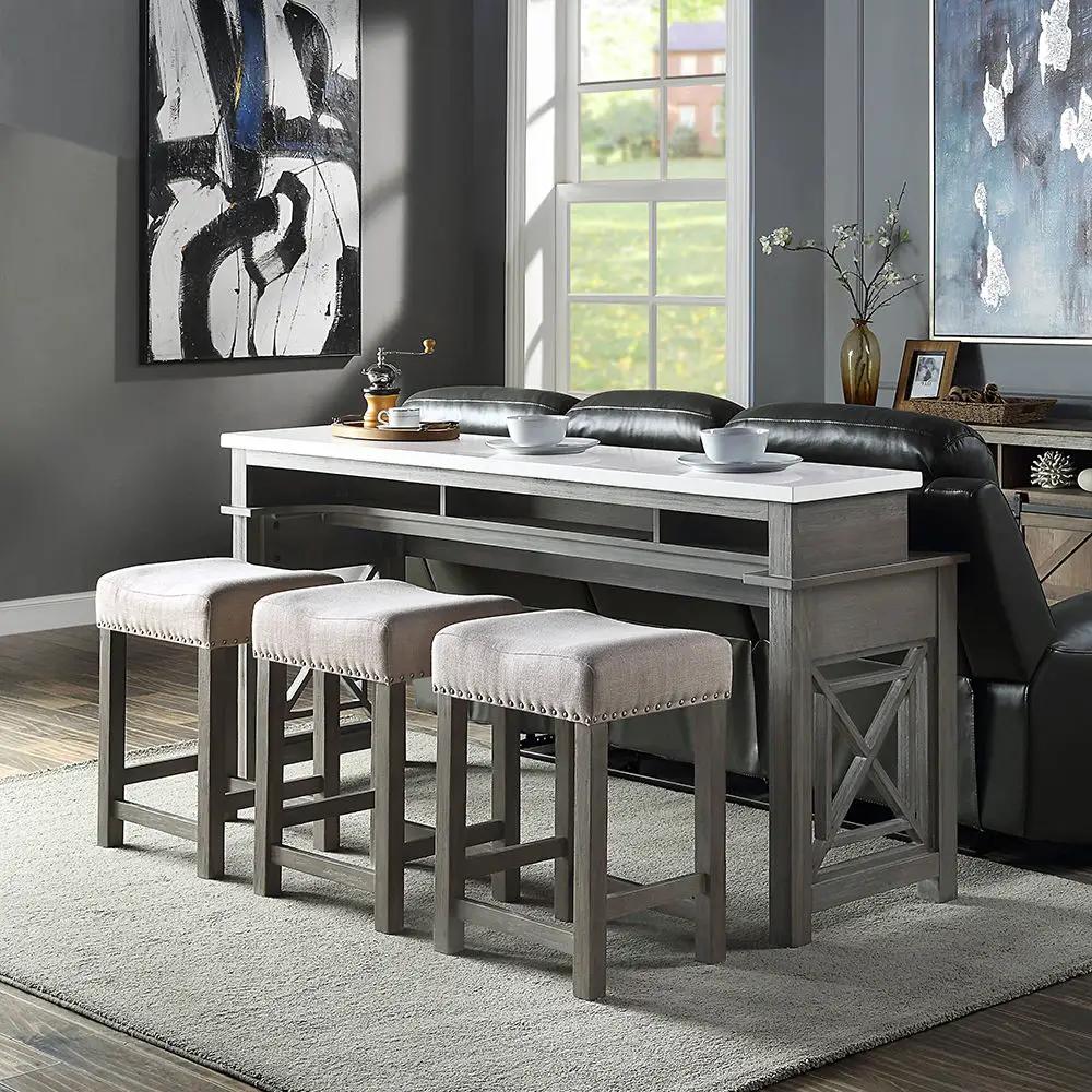 Wandella - Counter Height Set w/USB by Unique Piece Furniture