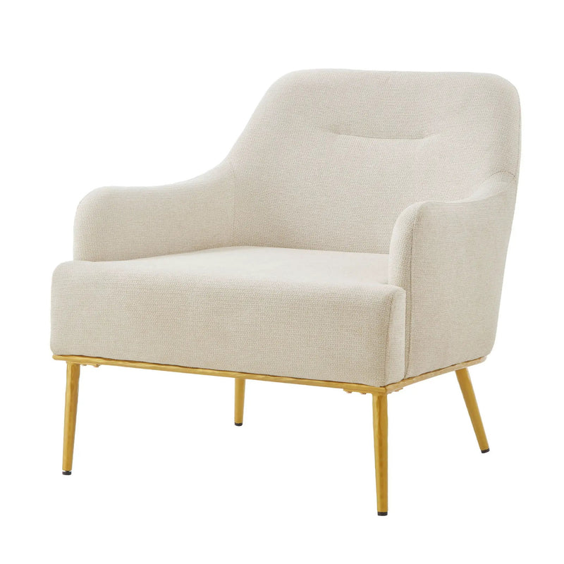 Modern Elegance Accent Chair With Curved Backrest by HouseOfZazla