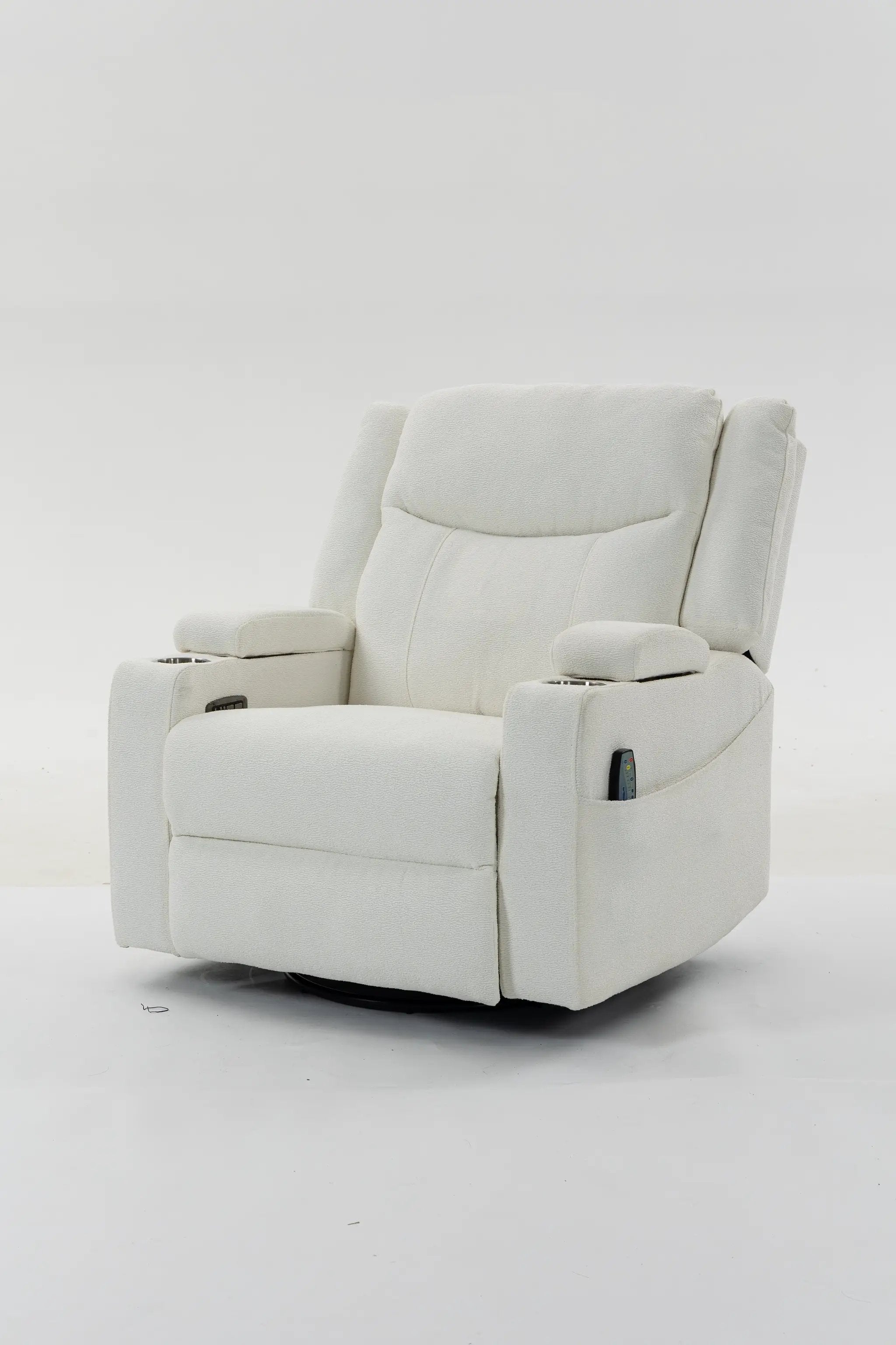 Extra Wide Power Recliner Chair with Heat Massage by HouseOfZazla