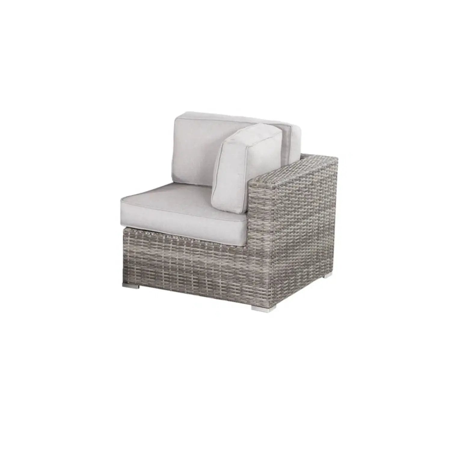Minnesota - 9 Piece Sectional Sofa Set With Cushions - Gray Mix by Unique Piece Furniture