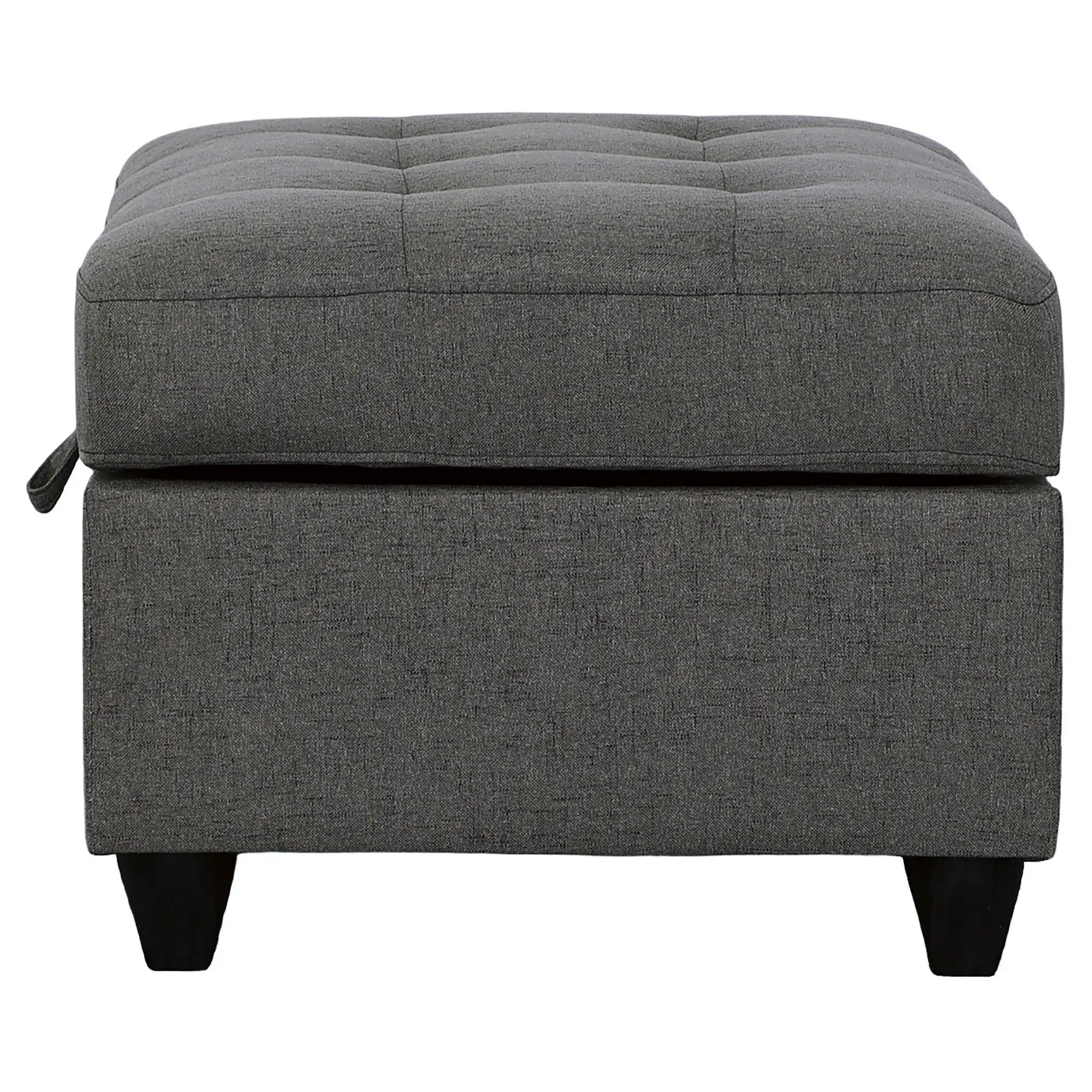Stonenesse Rectangular Upholstered Storage Ottoman Grey by Unique Piece Furniture
