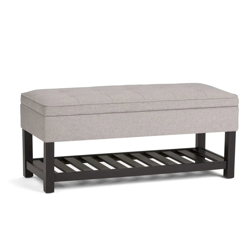Cosmopolitan - Storage Ottoman Bench With Open Bottom by HouseOfZazla