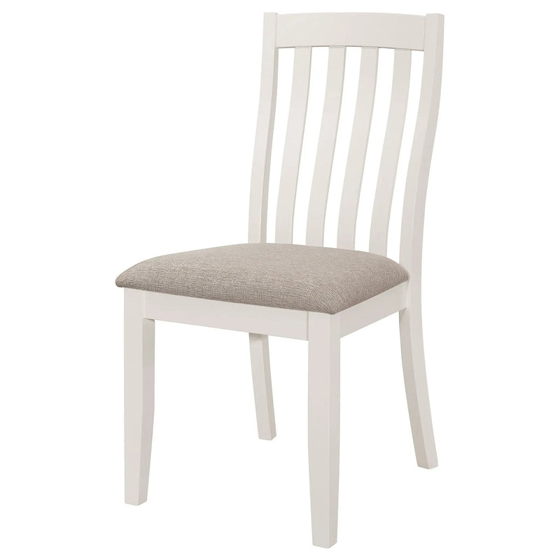 Dining Side Chair Set (2 Pieces) - Off White by HouseOfZazla