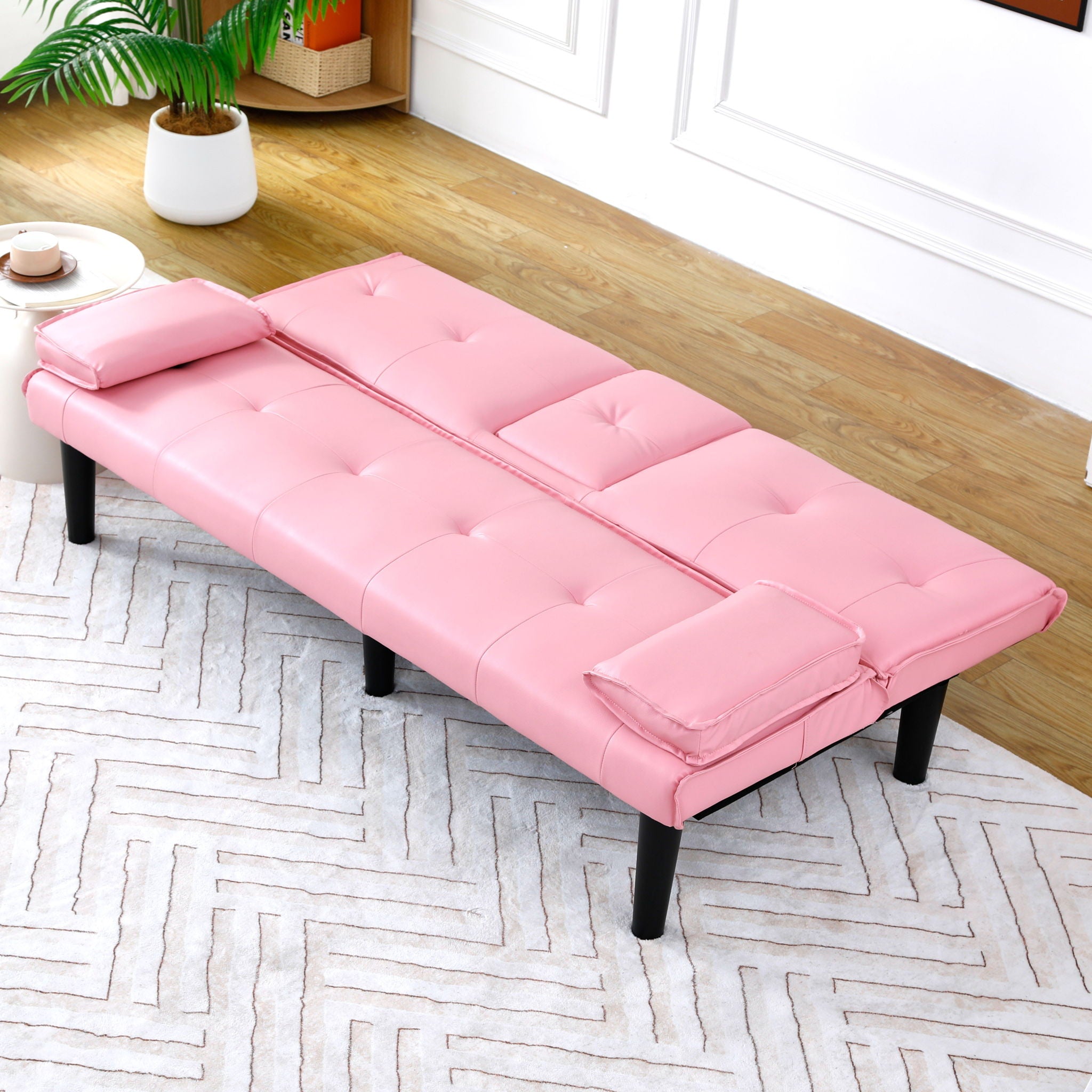 Sofa Bed With Foldable Design And Cup Holder by HouseOfZazla