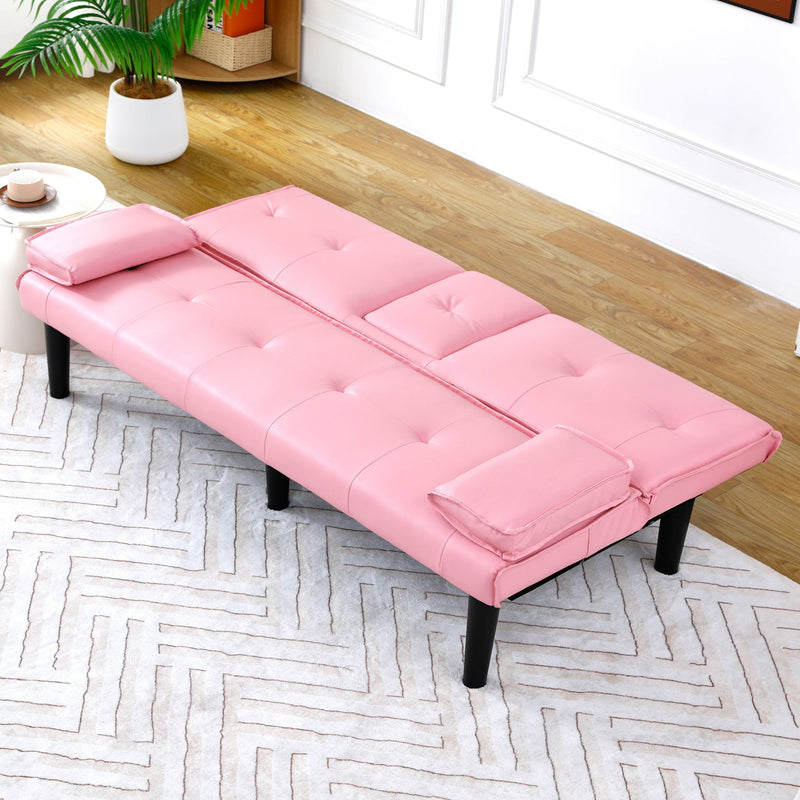 Sofa Bed With Foldable Design And Cup Holder by HouseOfZazla