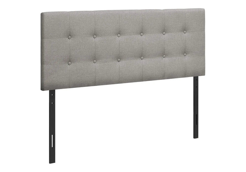 Full Size Bed Headboard Only, Upholstered, Transitional - Gray by Unique Piece Furniture