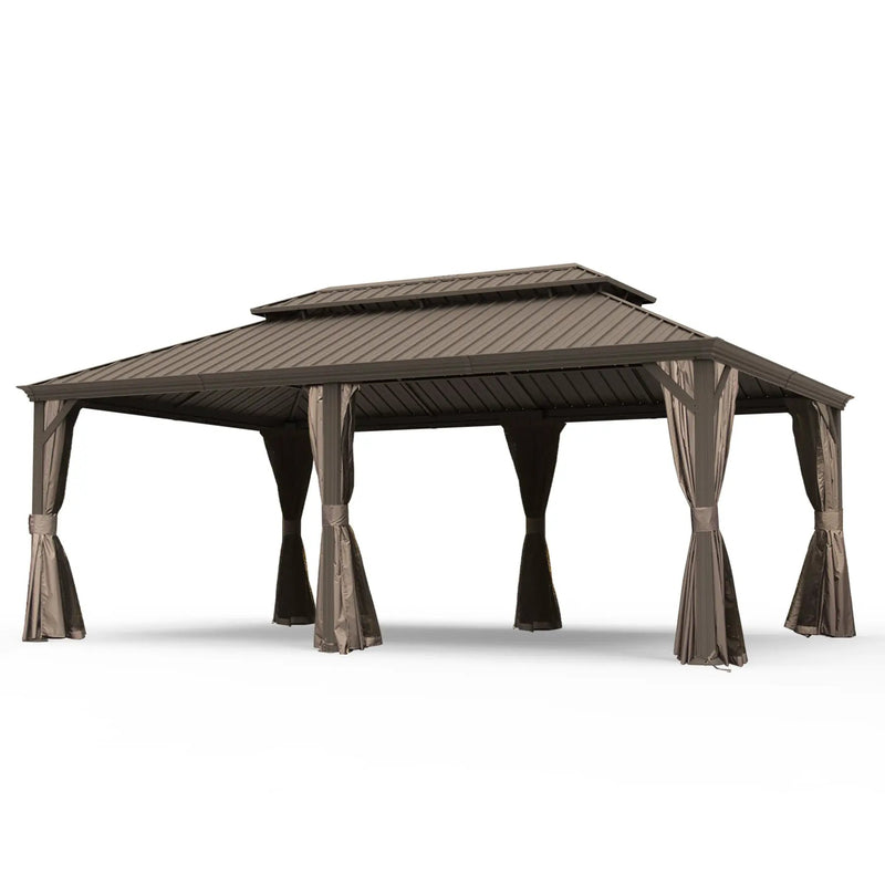 14' X 20' Hardtop Gazebo with Upgraded Features by HouseOfZazla