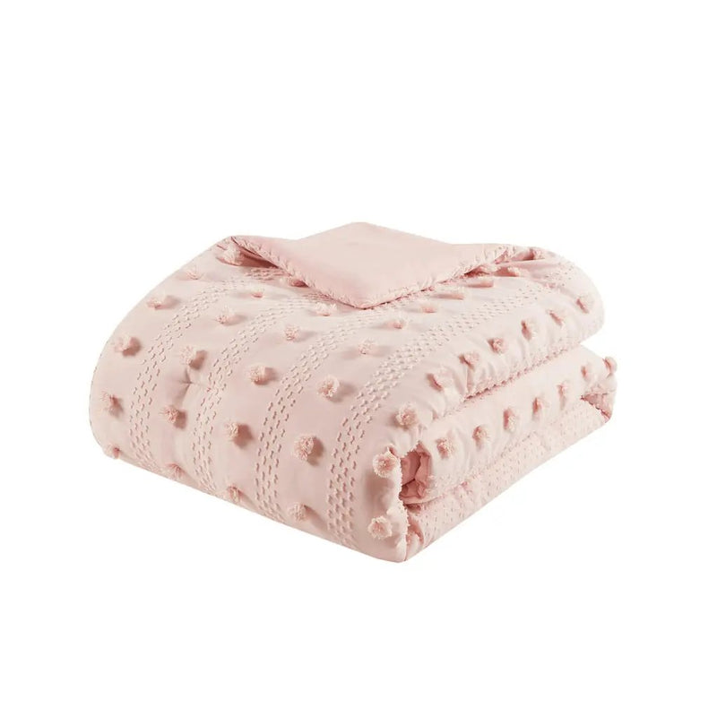 Full/Queen Clip Jacquard Comforter Set by HouseOfZazla