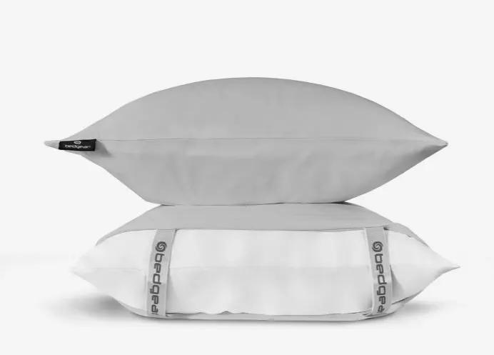 BedGear Dri-Tec Pillowcase Set, Queen - Light Grey by HouseOfZazla