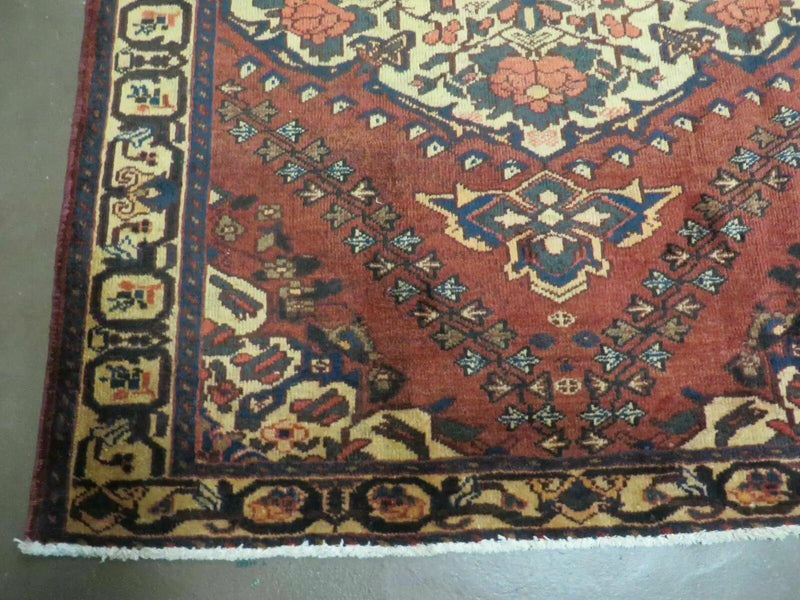 4' X 7' Antique 1920 Handmade Turkish Medallion Wool Rug Veg Dye Nice by Jewel Rugs