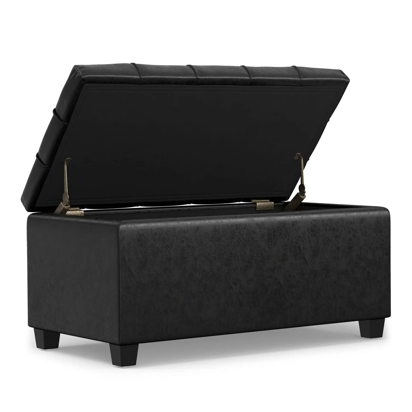Sienna - Transitional Storage Ottoman Bench by HouseOfZazla