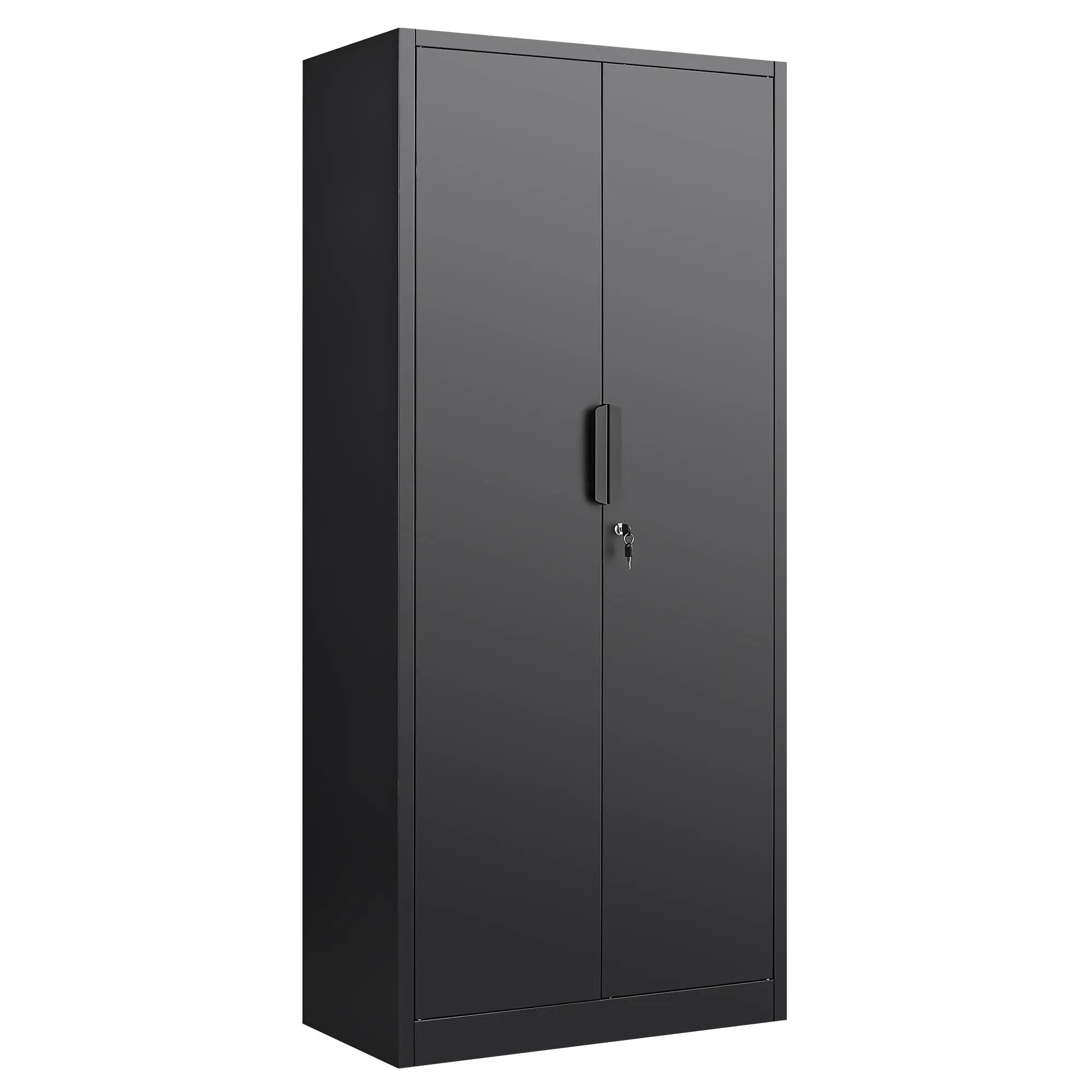 2 Door File Cabinet With Lock, 4 Adjustable Shelves, Heavy-Duty by Unique Piece Furniture