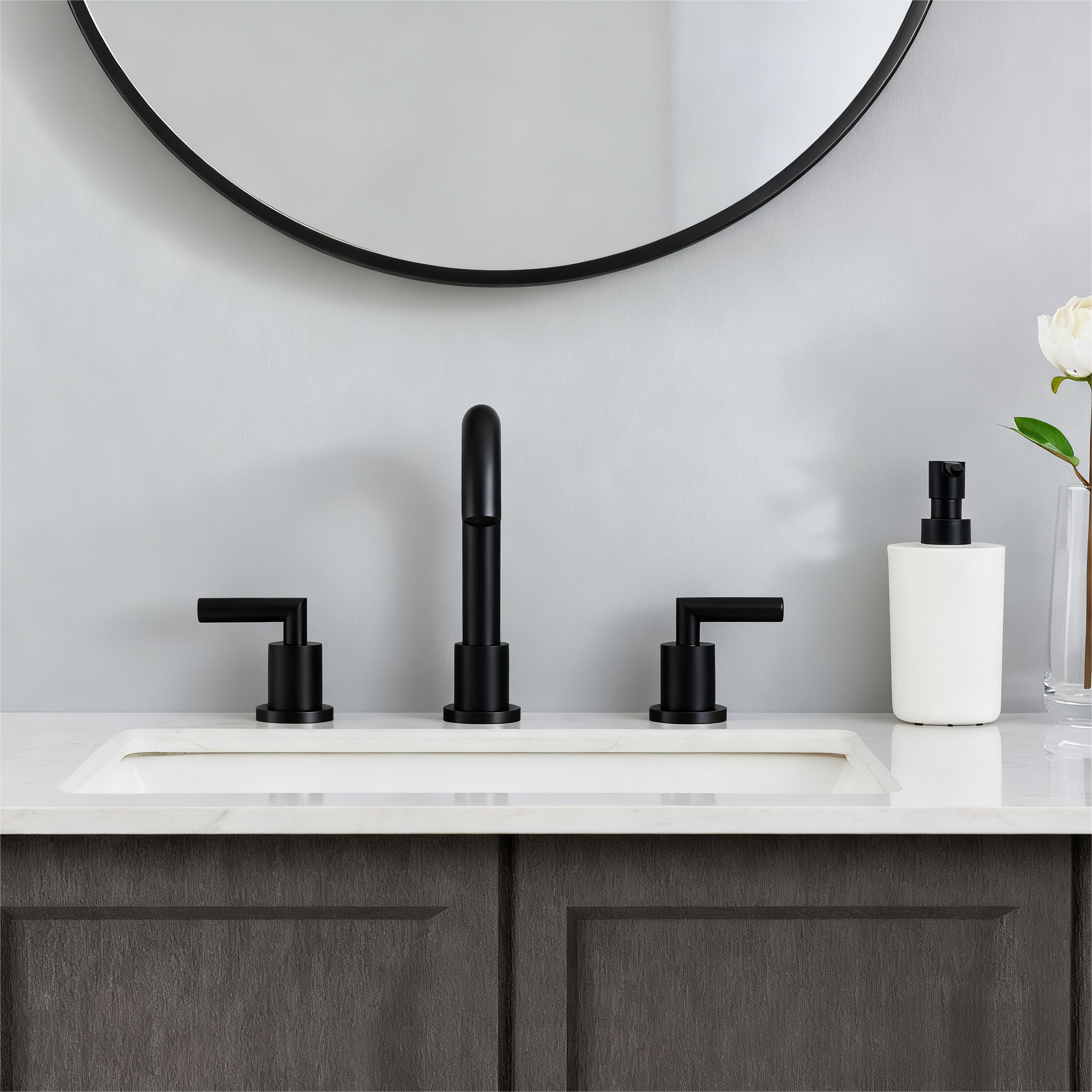 Bathroom Faucet 2 Handle Matte by HouseOfZazla