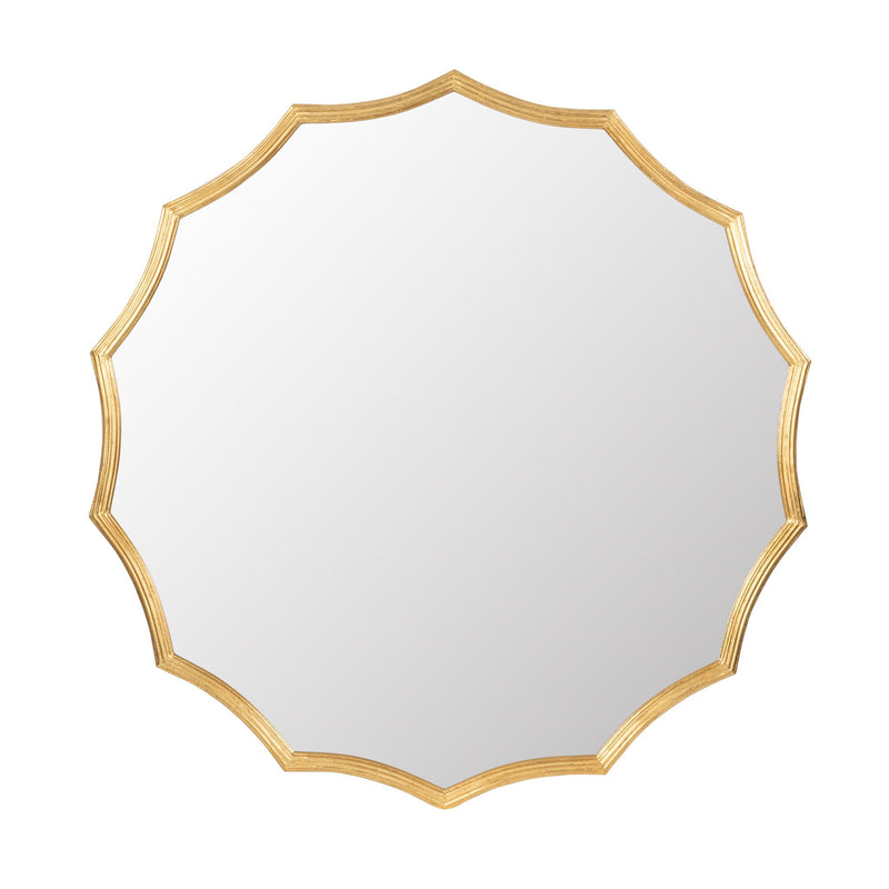 Round Sunburst Wall Mirror With Wall Decor, photo 9 of 11