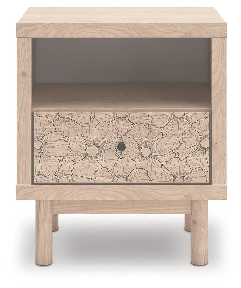 Arloster - One Drawer Night Stand - Tan by Unique Piece Furniture