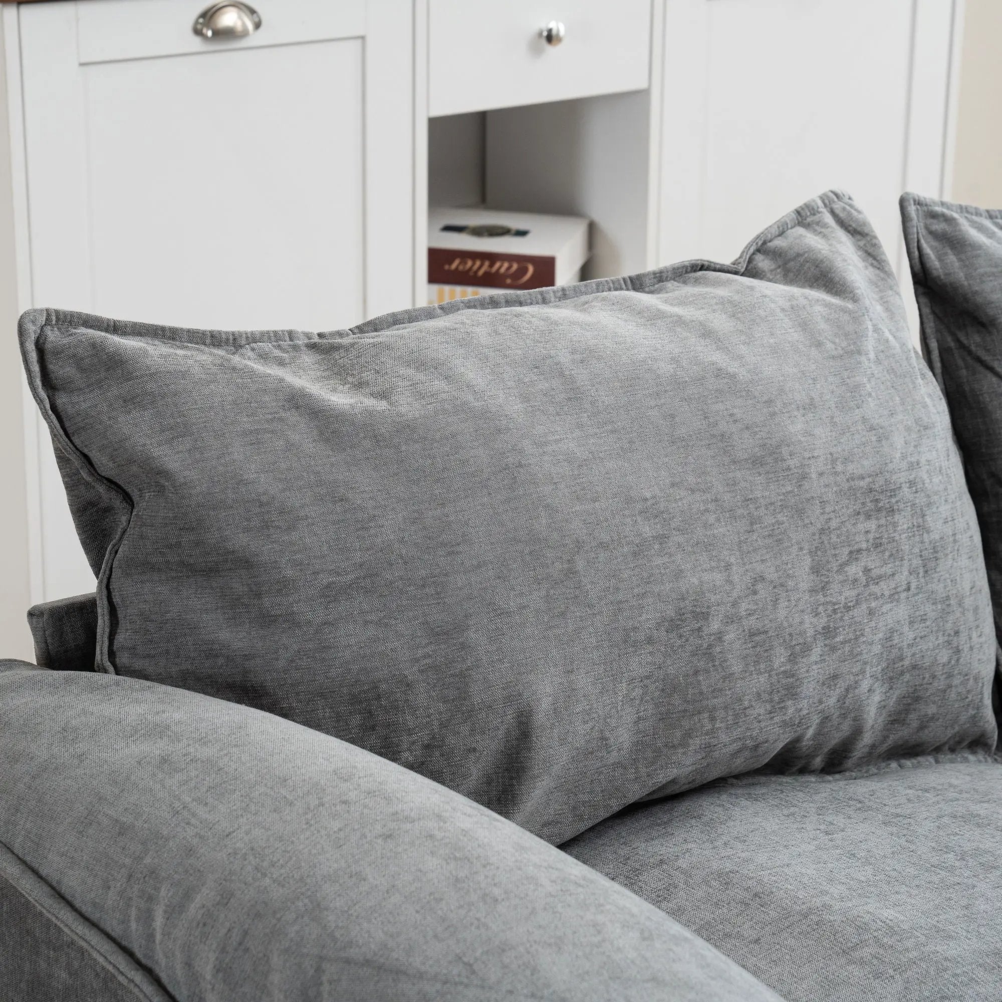Convertible Combination Sofa With Footstools With Storage by Unique Piece Furniture