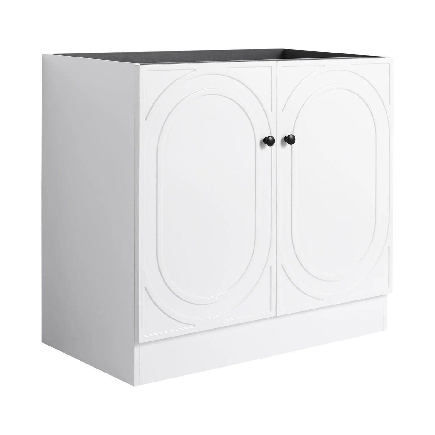 Modern Freestanding Bathroom Vanity With Soft Close Cabinet Doors by HouseOfZazla