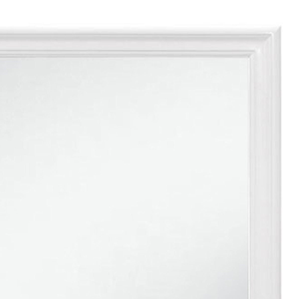 Charlston Mirror with Solid Wood Frame and Tempered Glass - Blue or White, photo 10 of 12