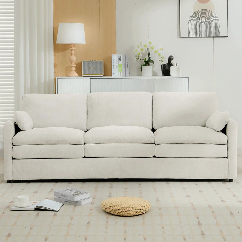 Cozy Upholstered 3 Seater Sofa Cushion For Living Room by HouseOfZazla
