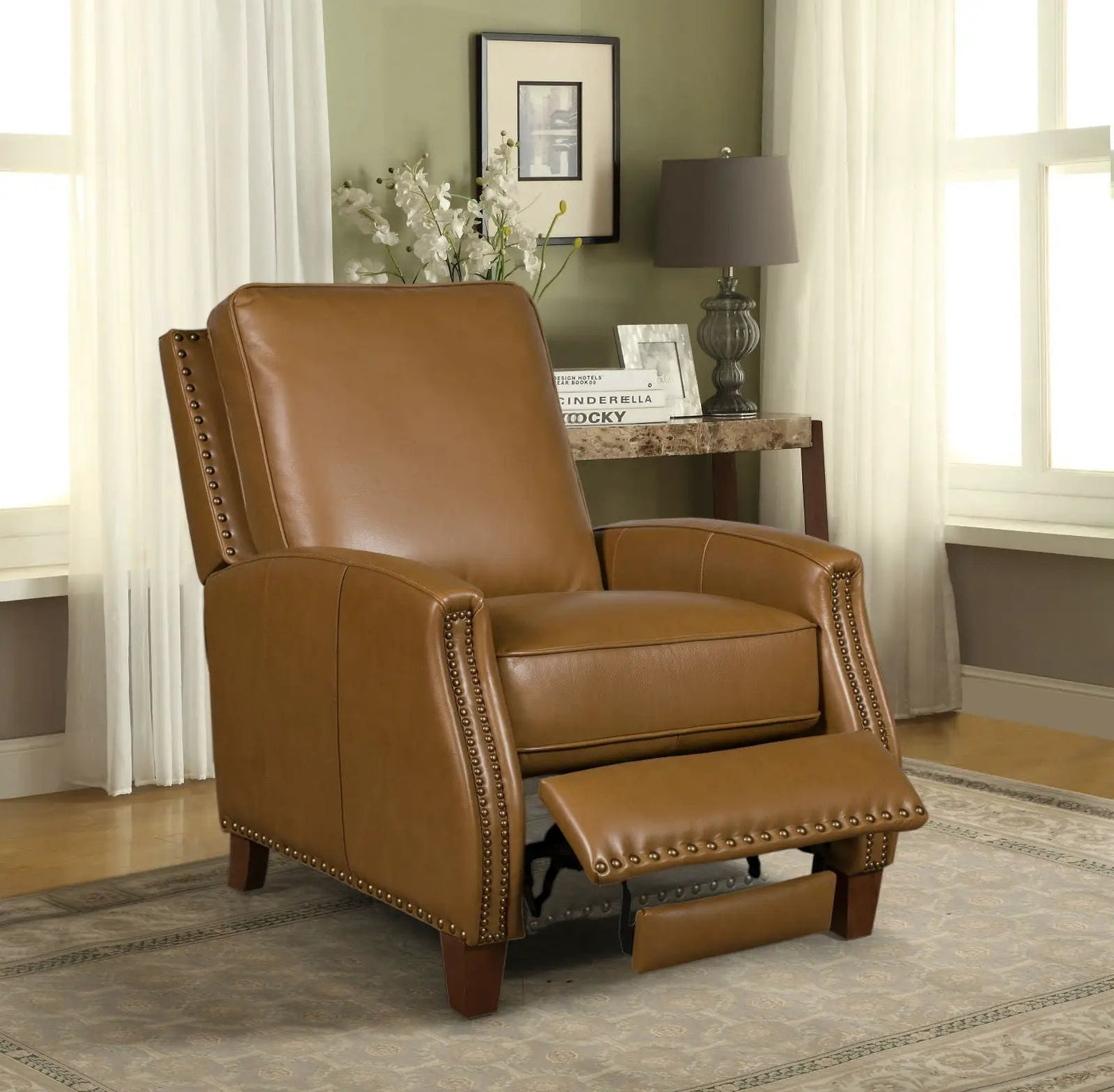 Melrose - Recliner-Push Thru The Arm by Unique Piece Furniture