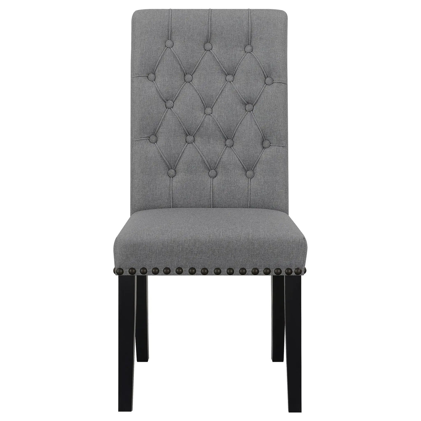 Tufted Rolled Backrest Side Chairs (Set of 2) by HouseOfZazla