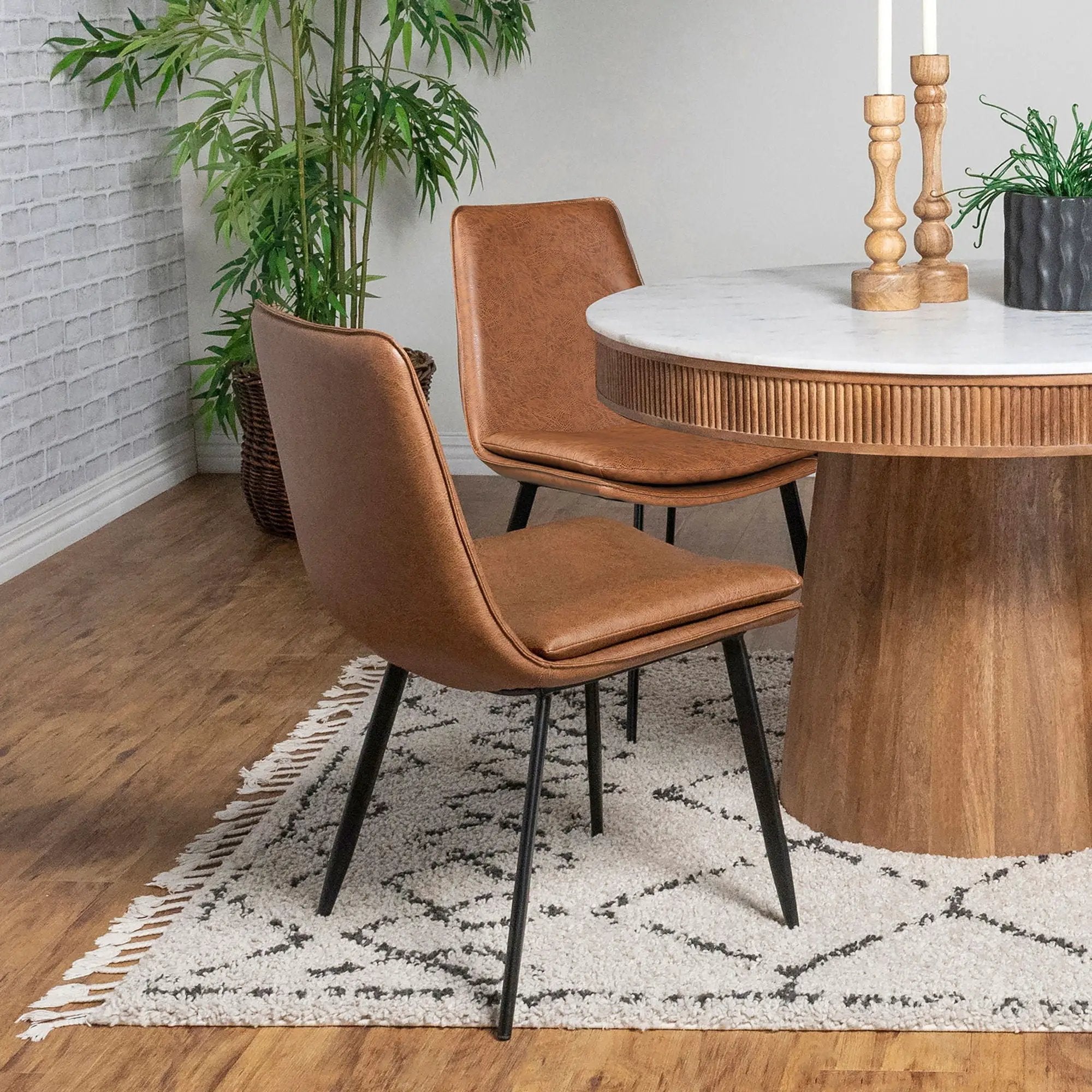 Feast - Coffee Dining Chair (Set of 2) - Coffee