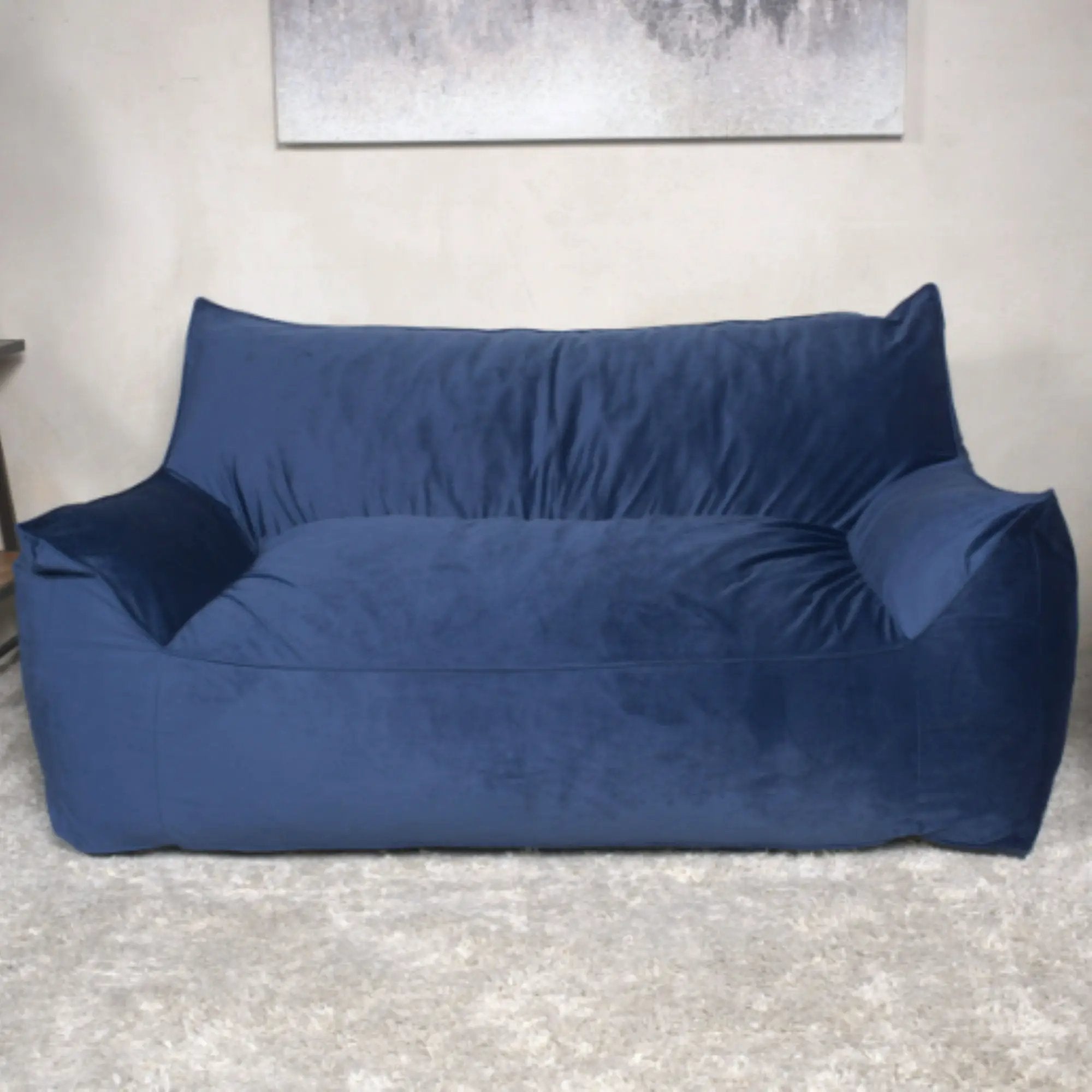 Fila - een Oversized Seater Bean Bag Chair With Armrests by Unique Piece Furniture