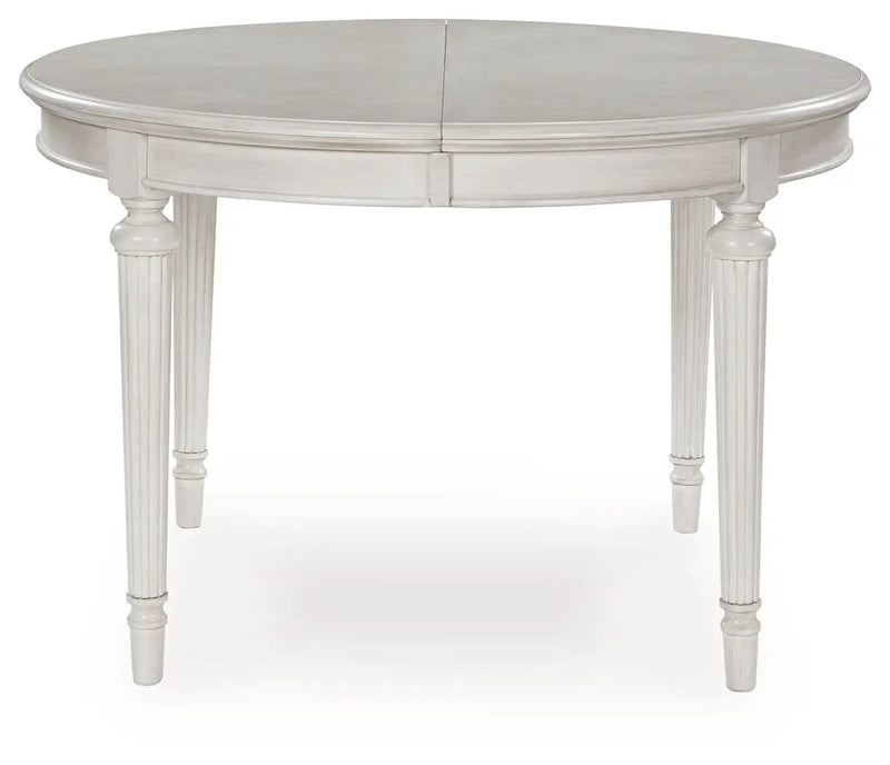 Montelaine - Oval Dining Room Extension Table - Antique White by Unique Piece Furniture